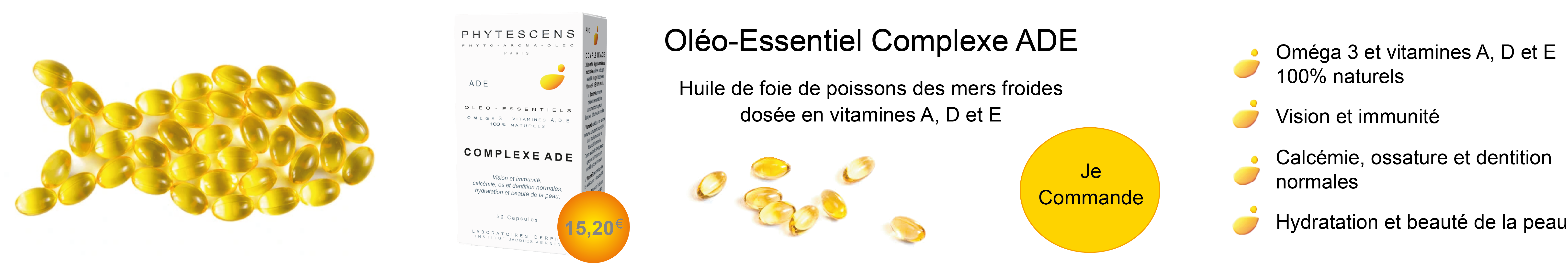 Huile de foie de morue garantie en vitamines a d et e